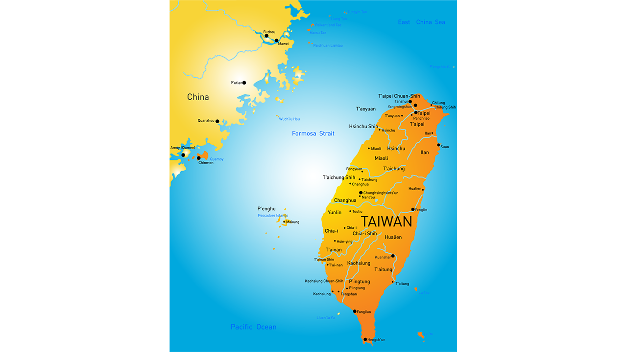 Vektorbasierte Taiwangrafik